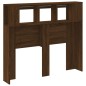 vidaXL Cabecero LED madera ingeniería roble marrón 120x18,5x103,5 cm vidaXL Cabecero LED madera ingeniería roble marrón 120x18,5x103,5 cm