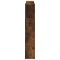 vidaXL Cabecero LED madera ingeniería roble ahumado 120x18,5x103,5 cm vidaXL Cabecero LED madera ingeniería roble ahumado 120x18,5x103,5 cm