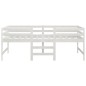 vidaXL Estructura de cama madera maciza de pino blanco 90x200 cm vidaXL Estructura de cama madera maciza de pino blanco 90x200 cm