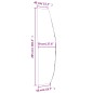 vidaXL Cubierta sombrilla jardín 2 uds tela Oxford 420D 265x50/70/40cm