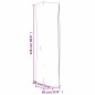 vidaXL Cubiertas calefactor torre 2 uds tela Oxford 420D 58x58x228 cm