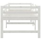 vidaXL Estructura de cama madera maciza de pino blanco 90x200 cm vidaXL Estructura de cama madera maciza de pino blanco 90x200 cm