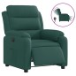 vidaXL Sillón reclinable eléctrico tela verde oscuro vidaXL Sillón reclinable eléctrico tela verde oscuro