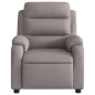 vidaXL Sillón reclinable de masaje eléctrico tela gris taupe vidaXL Sillón reclinable de masaje eléctrico tela gris taupe