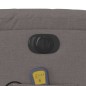 vidaXL Sillón reclinable de masaje eléctrico tela gris taupe vidaXL Sillón reclinable de masaje eléctrico tela gris taupe