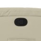 vidaXL Sillón reclinable elevable cuero artificial color crema vidaXL Sillón reclinable elevable cuero artificial color crema