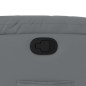 vidaXL Sillón reclinable elevable cuero artificial gris vidaXL Sillón reclinable elevable cuero artificial gris