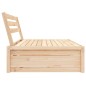 vidaXL Sofá central de jardín madera maciza de pino 120x80 cm vidaXL Sofá central de jardín madera maciza de pino 120x80 cm