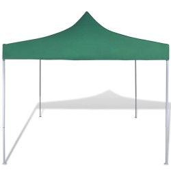 vidaXL Cenador plegable verde 3x3 m