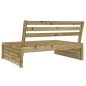 vidaXL Sofá central de jardín madera de pino impregnada 120x80 cm vidaXL Sofá central de jardín madera de pino impregnada 120x80 cm