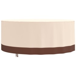 vidaXL Cubiertas muebles jardín 2 uds tela Oxford 600D Ø 213x71 cm