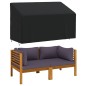 vidaXL Cubiertas banco 3 plazas 2 uds tela Oxford 420D 165x70x65/94 cm vidaXL Cubiertas banco 3 plazas 2 uds tela Oxford 420D 165x70x65/94 cm
