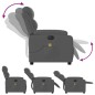 vidaXL Sillón reclinable de masaje eléctrico tela gris oscuro vidaXL Sillón reclinable de masaje eléctrico tela gris oscuro