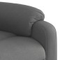 vidaXL Sillón reclinable de masaje eléctrico tela gris oscuro vidaXL Sillón reclinable de masaje eléctrico tela gris oscuro