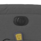 vidaXL Sillón reclinable de masaje eléctrico tela gris oscuro vidaXL Sillón reclinable de masaje eléctrico tela gris oscuro