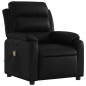 vidaXL Sillón de masaje reclinable eléctrico cuero sintético negro vidaXL Sillón de masaje reclinable eléctrico cuero sintético negro