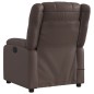 vidaXL Sillón de masaje reclinable eléctrico cuero sintético marrón vidaXL Sillón de masaje reclinable eléctrico cuero sintético marrón