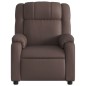 vidaXL Sillón de masaje reclinable eléctrico cuero sintético marrón vidaXL Sillón de masaje reclinable eléctrico cuero sintético marrón