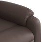 vidaXL Sillón de masaje reclinable eléctrico cuero sintético marrón vidaXL Sillón de masaje reclinable eléctrico cuero sintético marrón