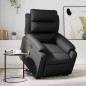vidaXL Sillón de masaje elevable eléctrico cuero sintético negro vidaXL Sillón de masaje elevable eléctrico cuero sintético negro