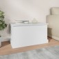 vidaXL Baúl de almacenaje madera contrachapada blanco 70x40x38 cm vidaXL Baúl de almacenaje madera contrachapada blanco 70x40x38 cm