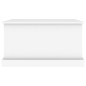 vidaXL Baúl de almacenaje madera contrachapada blanco 70x40x38 cm vidaXL Baúl de almacenaje madera contrachapada blanco 70x40x38 cm