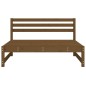 vidaXL Sofás centrales jardín 2 uds madera pino marrón miel 120x80 cm vidaXL Sofás centrales jardín 2 uds madera pino marrón miel 120x80 cm