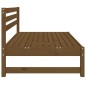 vidaXL Sofás centrales jardín 2 uds madera pino marrón miel 120x80 cm vidaXL Sofás centrales jardín 2 uds madera pino marrón miel 120x80 cm