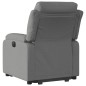 vidaXL Sillón reclinable elevable de tela gris oscuro vidaXL Sillón reclinable elevable de tela gris oscuro