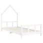 vidaXL Estructura de cama para niños madera de pino blanco 90x190 cm