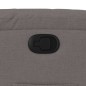 vidaXL Sillón reclinable elevable tela gris taupe vidaXL Sillón reclinable elevable tela gris taupe