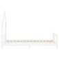 vidaXL Estructura de cama para niños madera de pino blanco 90x190 cm