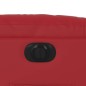 vidaXL Sillón reclinable eléctrico de cuero sintético rojo