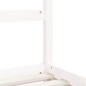 vidaXL Estructura de cama para niños madera de pino blanco 90x190 cm