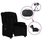 vidaXL Sillón de masaje reclinable eléctrico cuero sintético negro vidaXL Sillón de masaje reclinable eléctrico cuero sintético negro