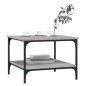 vidaXL Mesa de centro madera de ingeniería gris Sonoma 55x55x40 cm vidaXL Mesa de centro madera de ingeniería gris Sonoma 55x55x40 cm
