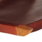 vidaXL Silla de relax plegable cuero auténtico marrón oscuro vidaXL Silla de relax plegable cuero auténtico marrón oscuro