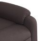 vidaXL Sillón reclinable eléctrico tela marrón oscuro vidaXL Sillón reclinable eléctrico tela marrón oscuro