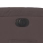 vidaXL Sillón reclinable eléctrico tela marrón oscuro vidaXL Sillón reclinable eléctrico tela marrón oscuro