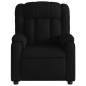 vidaXL Sillón reclinable de masaje eléctrico tela negro vidaXL Sillón reclinable de masaje eléctrico tela negro