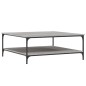 vidaXL Mesa de centro madera de ingeniería gris Sonoma 100x100x40 cm vidaXL Mesa de centro madera de ingeniería gris Sonoma 100x100x40 cm