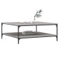 vidaXL Mesa de centro madera de ingeniería gris Sonoma 100x100x40 cm vidaXL Mesa de centro madera de ingeniería gris Sonoma 100x100x40 cm