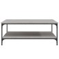 vidaXL Mesa de centro madera de ingeniería gris Sonoma 100x100x40 cm vidaXL Mesa de centro madera de ingeniería gris Sonoma 100x100x40 cm
