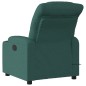 vidaXL Sillón reclinable de masaje eléctrico tela verde oscuro vidaXL Sillón reclinable de masaje eléctrico tela verde oscuro