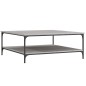 vidaXL Mesa de centro madera de ingeniería gris Sonoma 100x100x40 cm vidaXL Mesa de centro madera de ingeniería gris Sonoma 100x100x40 cm