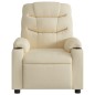 vidaXL Sillón reclinable eléctrico de tela crema vidaXL Sillón reclinable eléctrico de tela crema