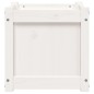 vidaXL Jardineras de exterior 2 unidades madera maciza de pino blanco vidaXL Jardineras de exterior 2 unidades madera maciza de pino blanco