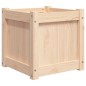 vidaXL Jardineras de exterior 2 unidades madera maciza de pino vidaXL Jardineras de exterior 2 unidades madera maciza de pino