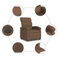 vidaXL Sillón reclinable eléctrico de tela marrón vidaXL Sillón reclinable eléctrico de tela marrón