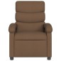 vidaXL Sillón reclinable eléctrico de tela marrón vidaXL Sillón reclinable eléctrico de tela marrón
